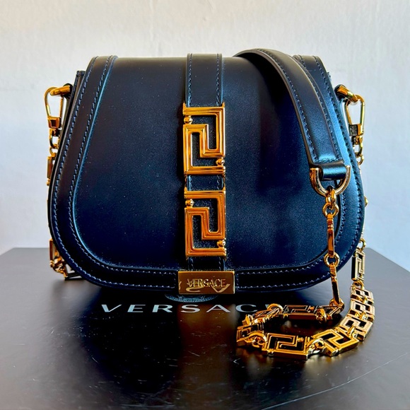 Versace Handbags - VERSACE greca goddess shoulder bag